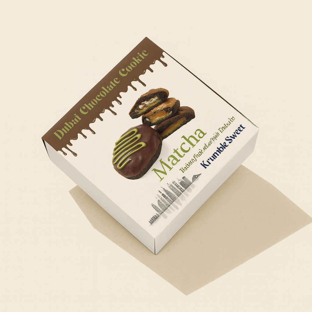 Dubai Chocolate Cookie - Matcha Flavor