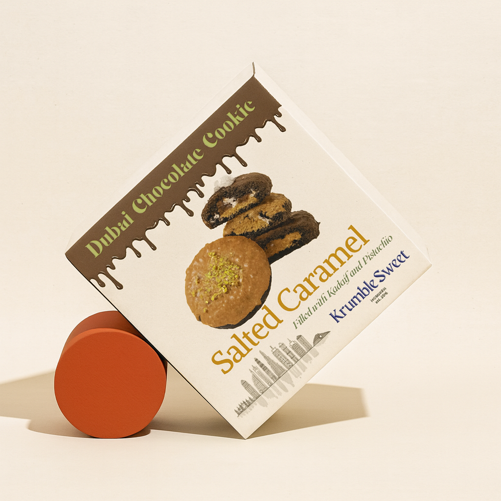 Dubai Chocolate Cookie - Salted Caramel Flavor
