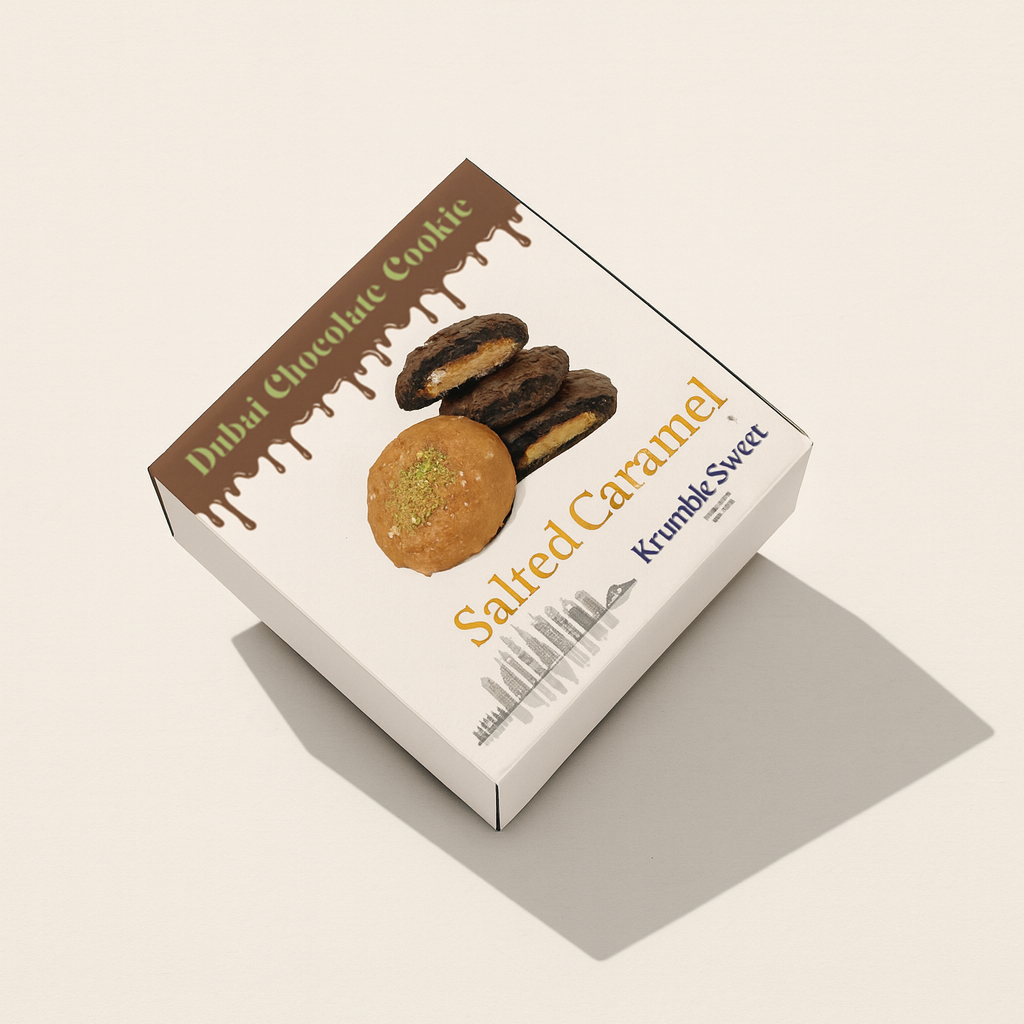 Dubai Chocolate Cookie - Salted Caramel Flavor