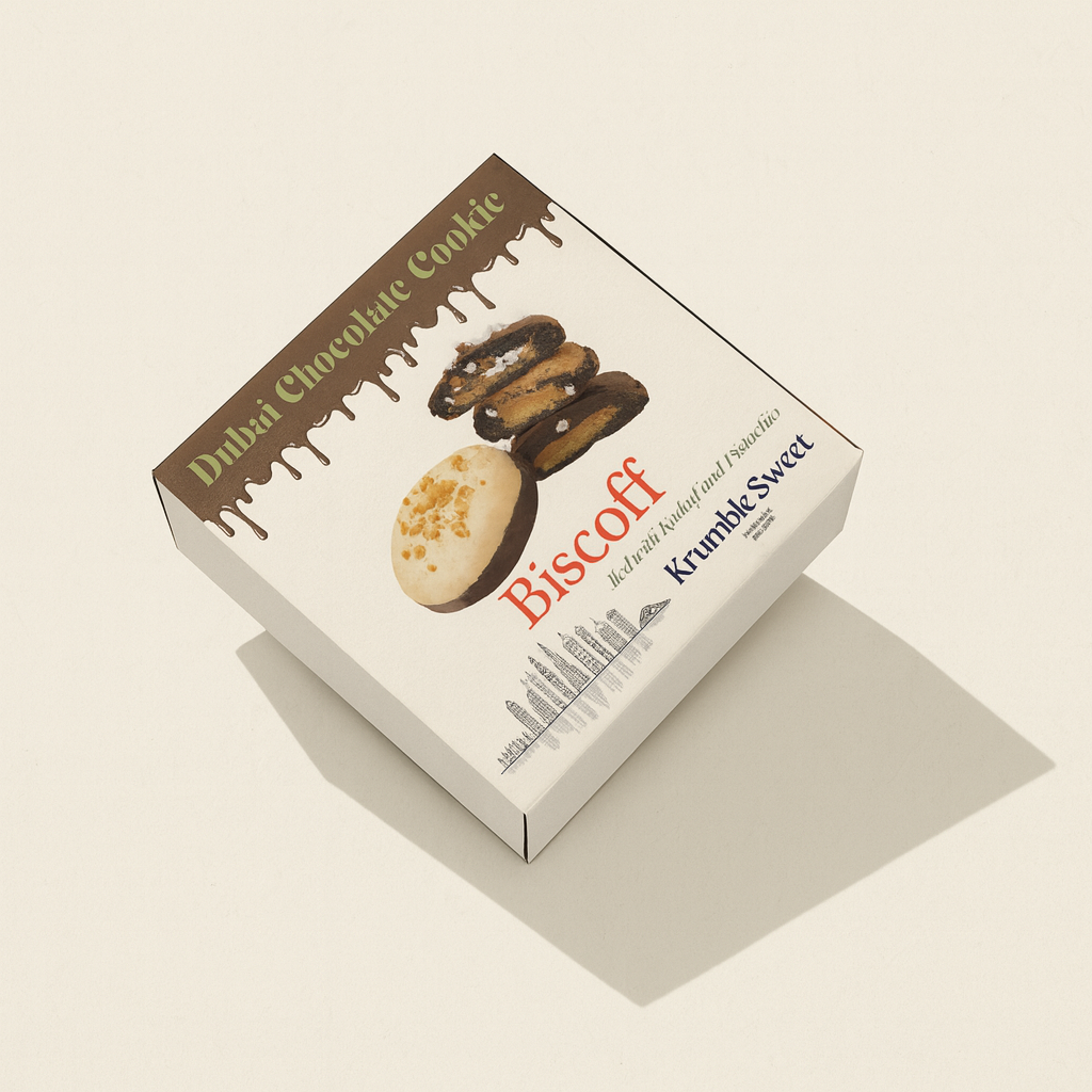 Dubai Chocolate Cookie - Biscoff Flavor