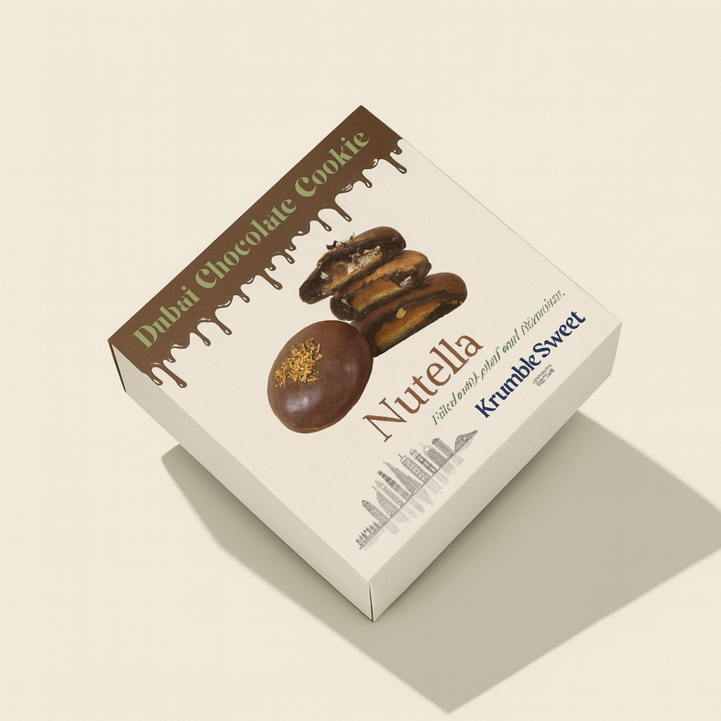Dubai Chocolate Cookie - Nutella Flavor